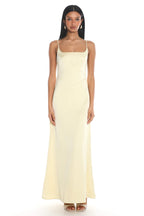 Tara Satin Maxi Dress