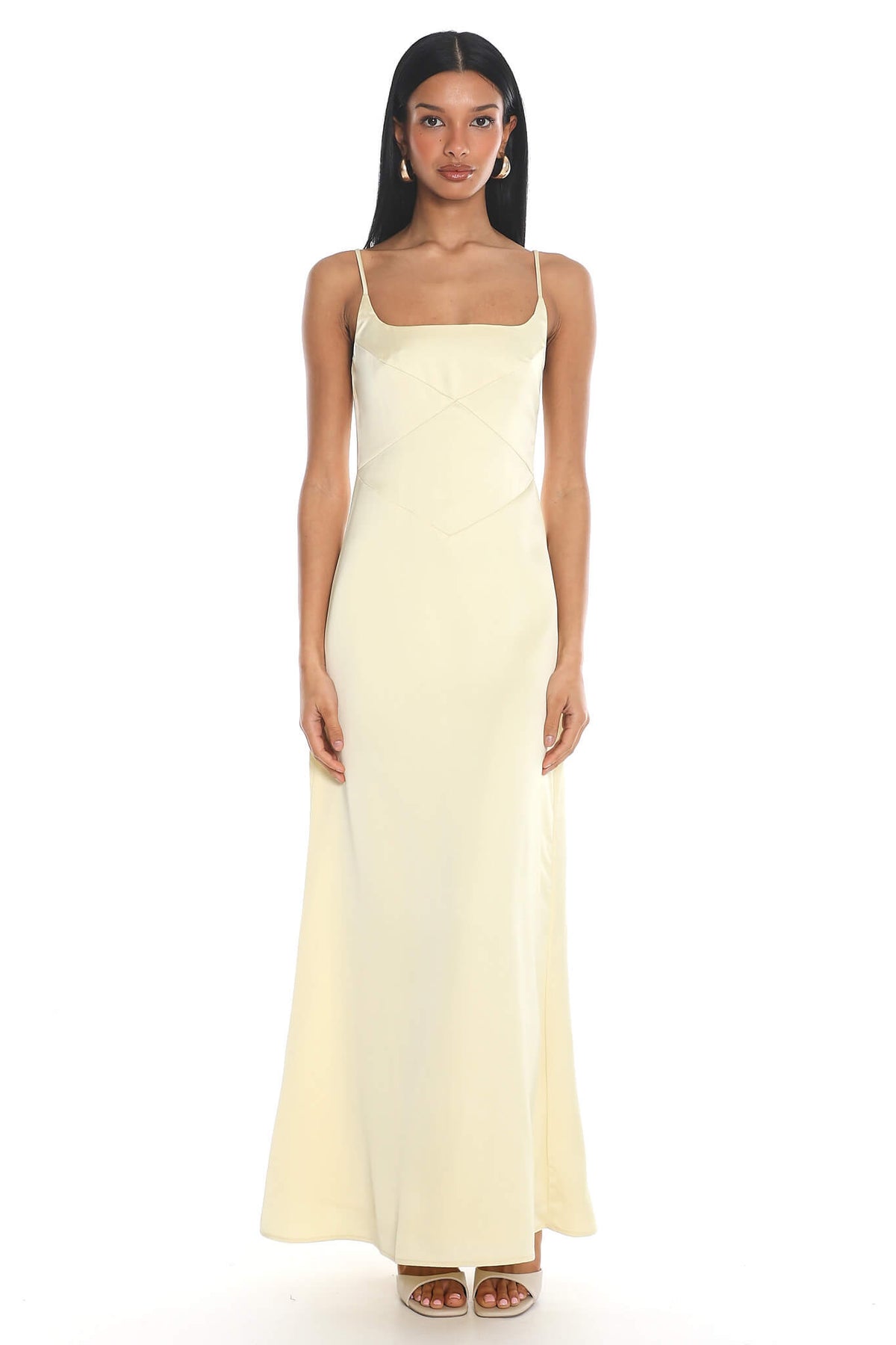 Tara Satin Maxi Dress