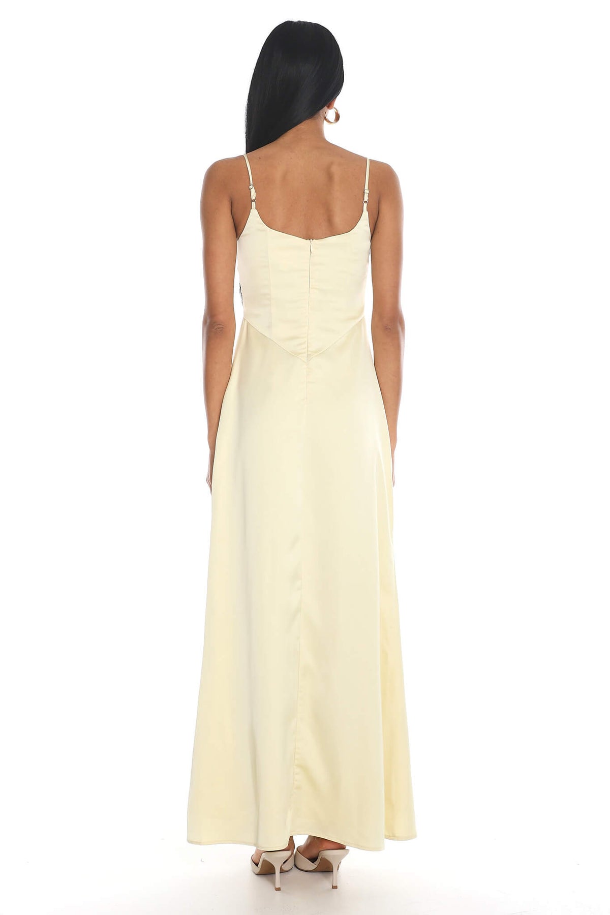 Tara Satin Maxi Dress