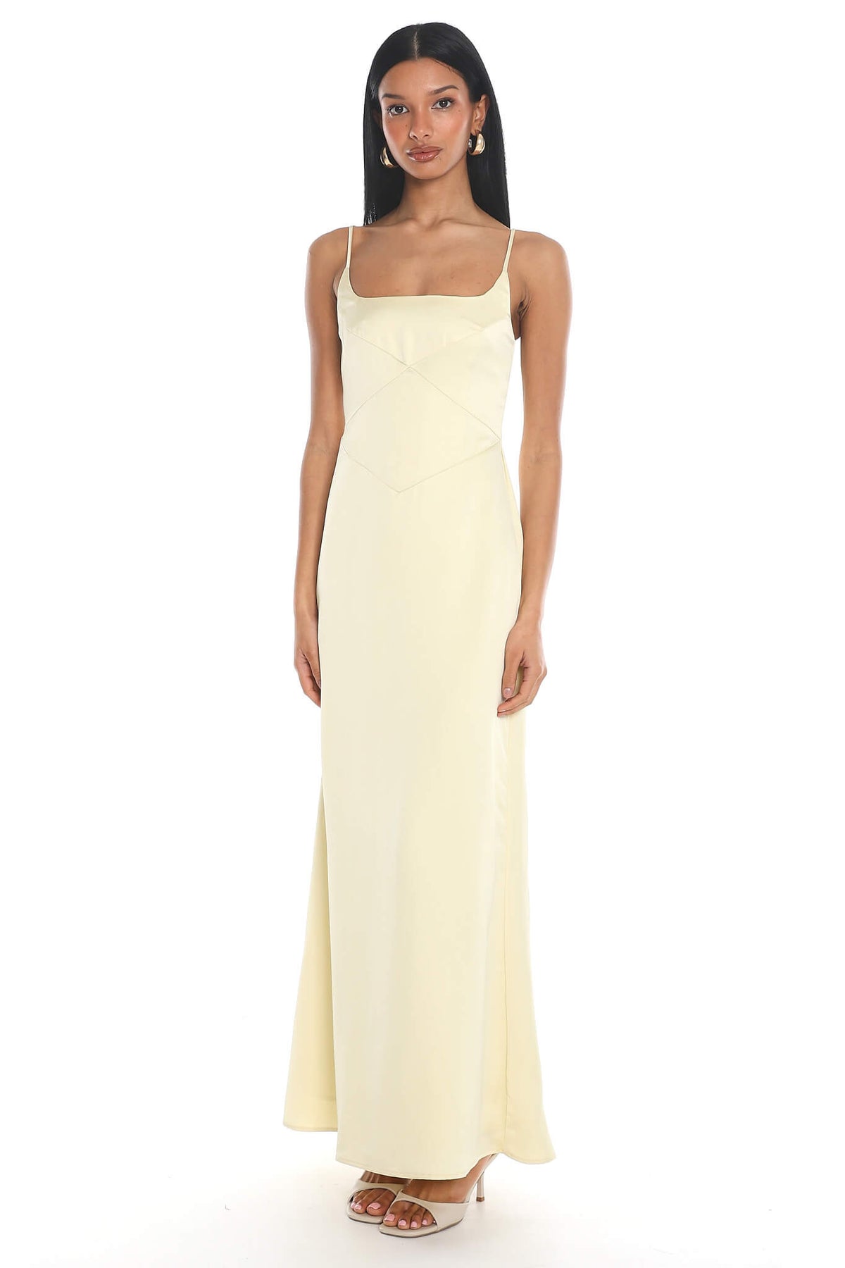 Tara Satin Maxi Dress