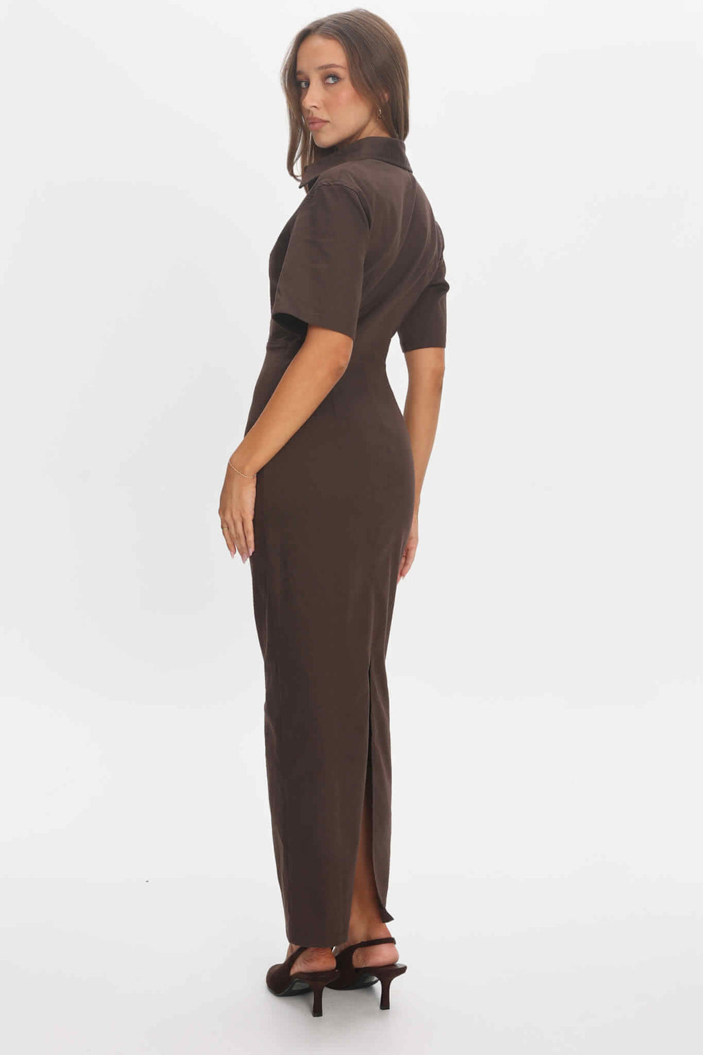 Gemma Maxi Dress Brown