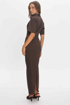 Gemma Maxi Dress Brown