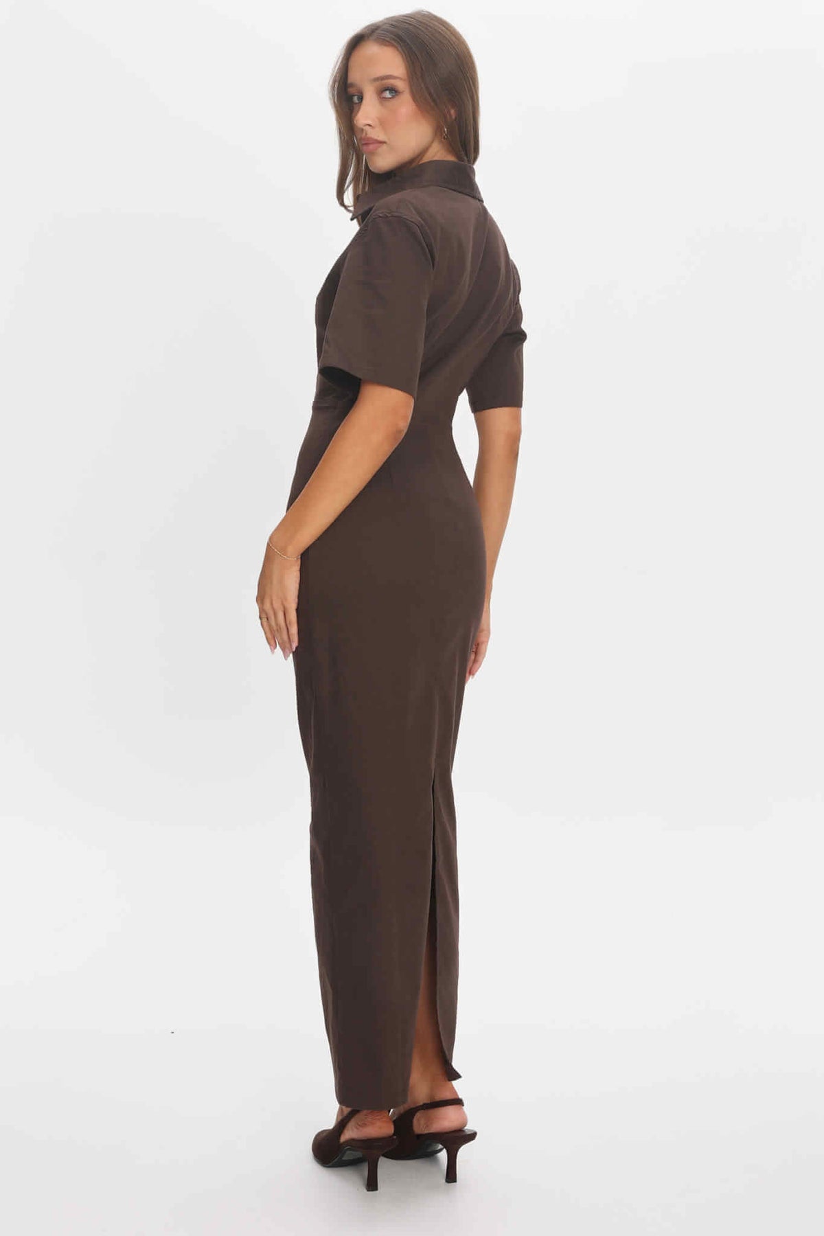 Gemma Maxi Dress Brown